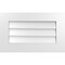 Ekena Millwork Vertical Surface Mount PVC Gable Vent: Non-Functional, w/ 3-1/2"W x 1"P Standard Frame, 26"W x 16"H GVPVE26X1601SN - alternate 1